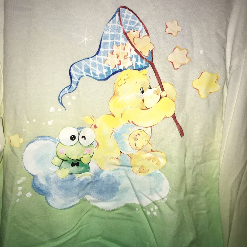 Hello Kitty and friends x Care Bears sweatshirt nwt